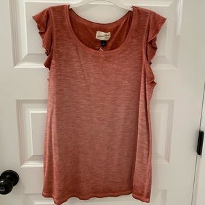 Heather pink tank